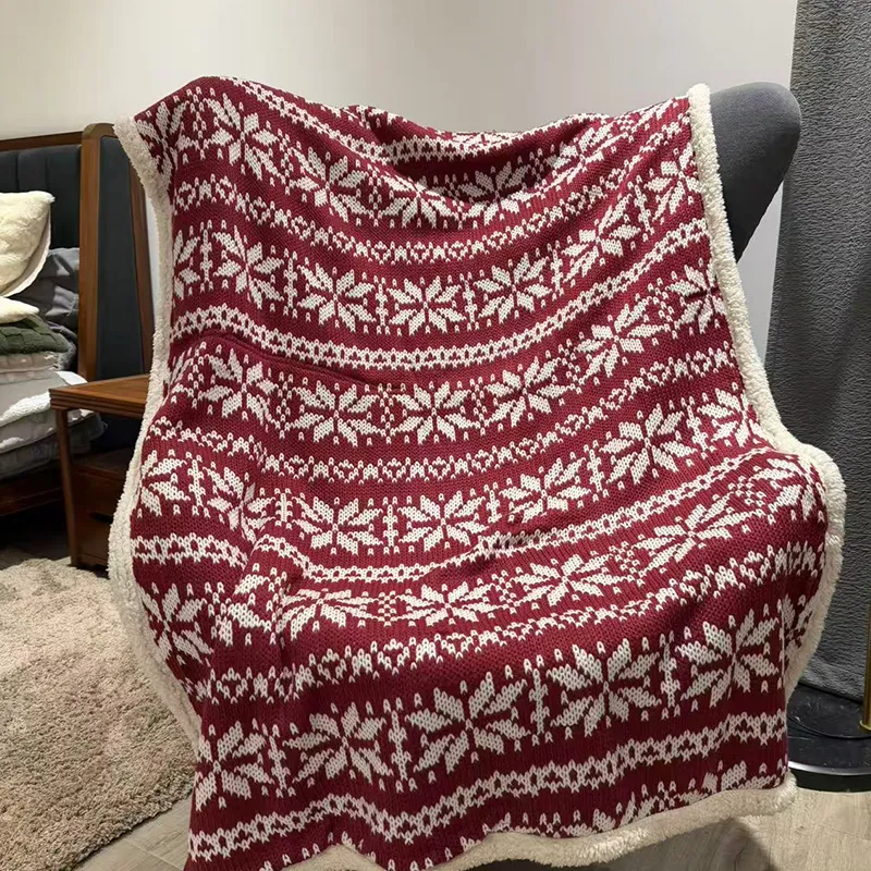 Вязаный плед (5)